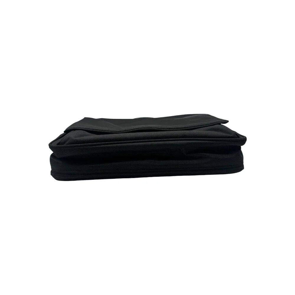 Tumi FXT Ballistic Nylon Laptop Briefcase Pushlock Black Business Bag No Strap